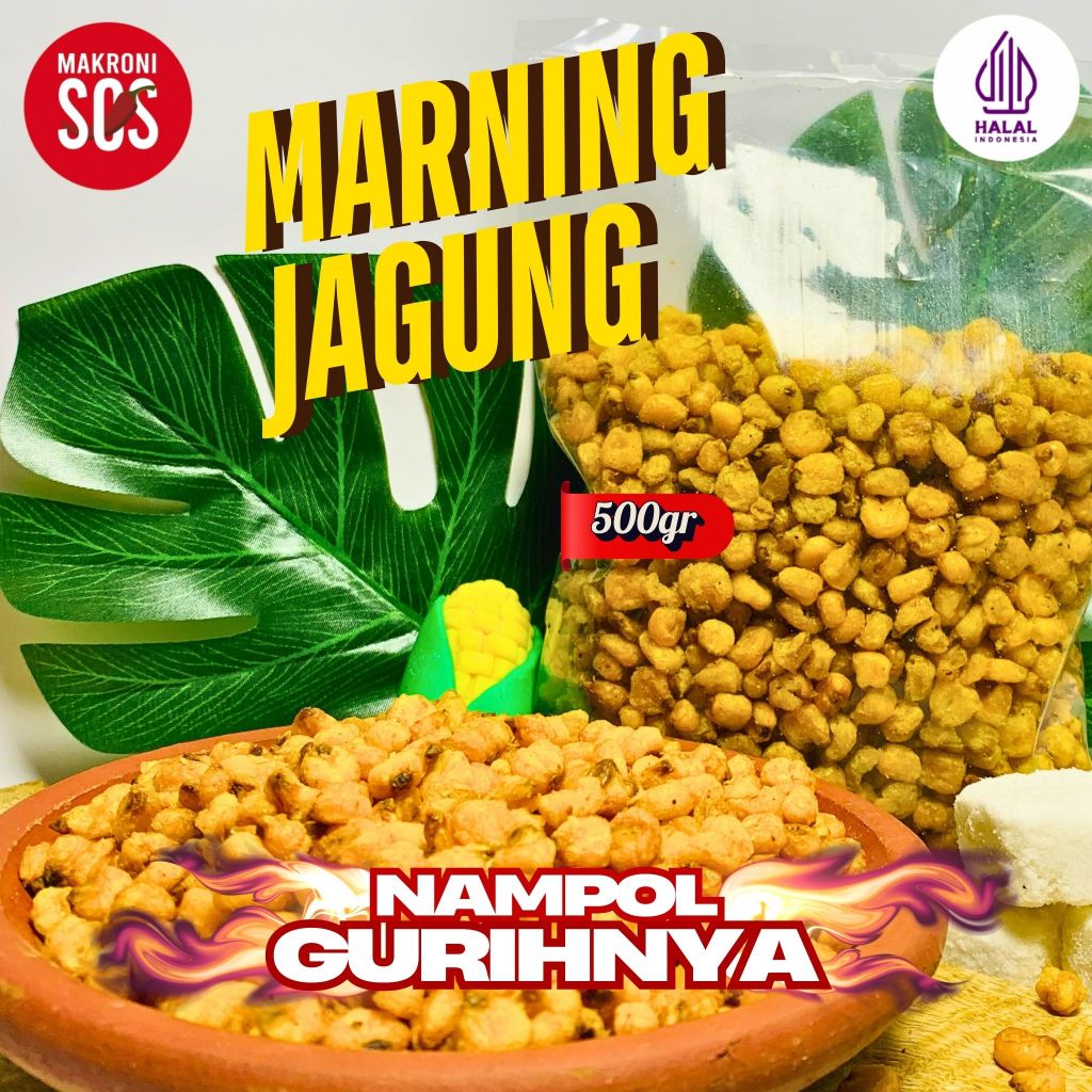 

Makaroni SOS - 500GR Marning Jagung Utuh Renyah Murah Mantap