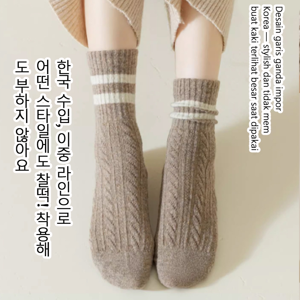 Murah YjhKaus Kaki Gaya Korea Kaus Kaki Kasual Wanita