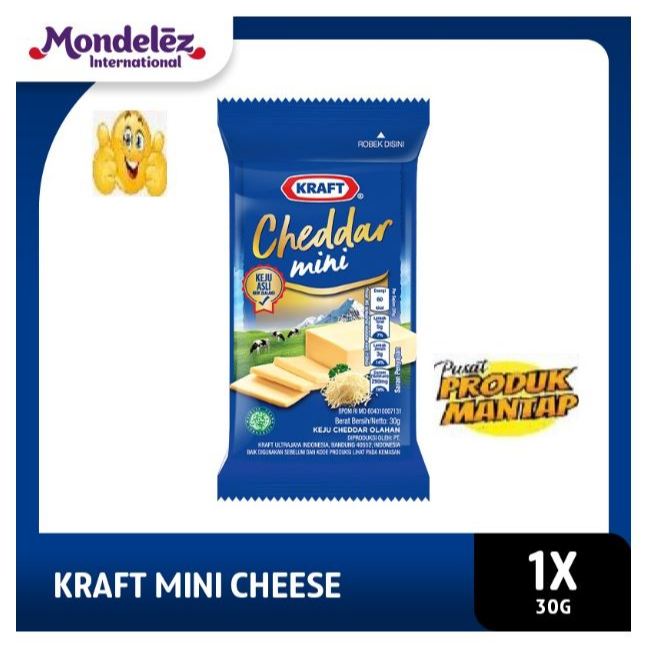 

Kraft Keju Cheddar Mini 30 gr / Keju Kraft Cheddar Mini 30g Cheese