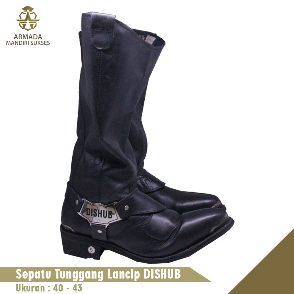 Sepatu Tunggang Lancip Dishub | Sepatu Tunggang Dishub