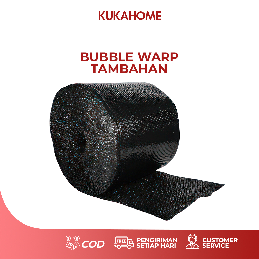 

KUKAHOME Tambahan Packing Bubble Warp busa Aman Pengaman Barang Pesanan Saat Diperjalanan