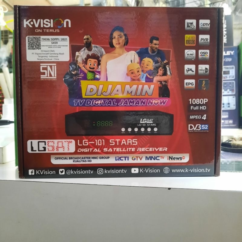 RESIVER PARABOLA KAVISION DAN LGSAT