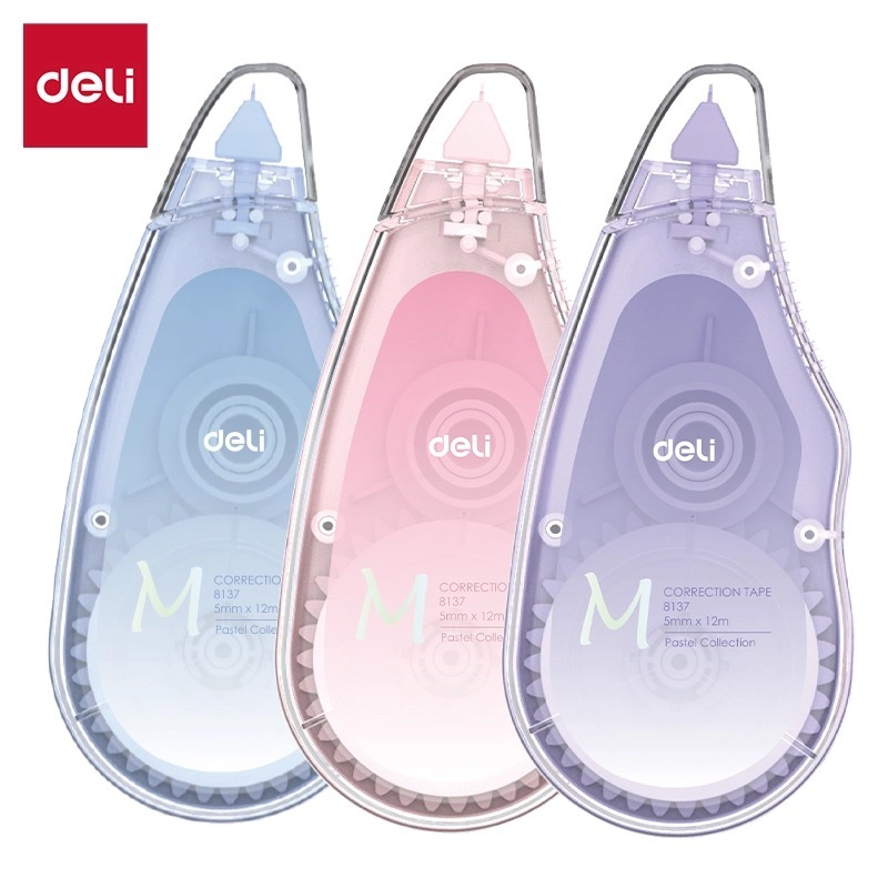 

Deli Correction Tape 8137 Uk. 5 mm x 12 m - Tip-X Kertas