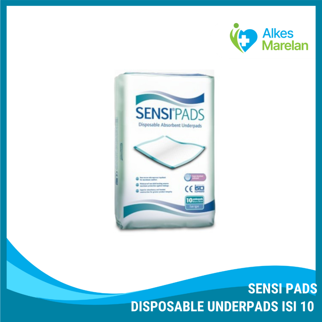 SENSI PADS - Disposable Underpads Isi 10 SENSI PADS
