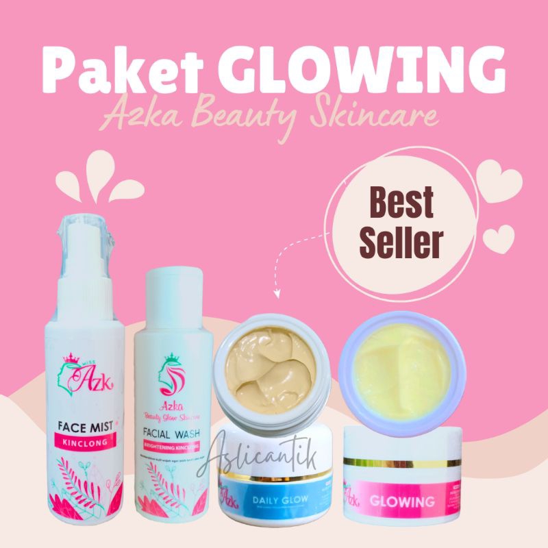 PAKET GLOWING AZKA BEAUTY SKINCARE
