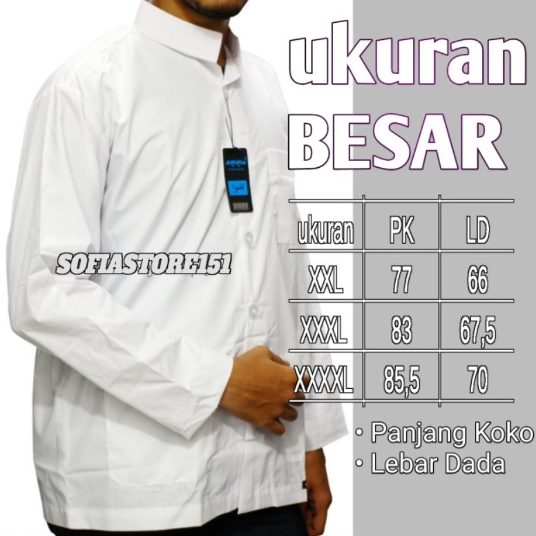 55HARGA TERMURAAH BAJU KOKO AMMU UKURAN BESAR  KOKO JUMBO  KOKO AMMU XXL XXXL XXXXL