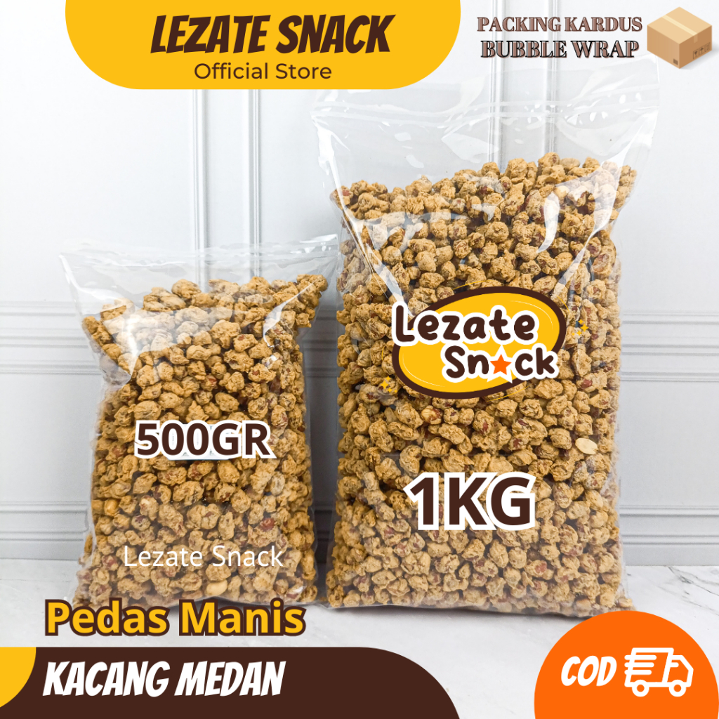 

Kacang Telur Medan Kiloan 1Kg Pedas Manis Super Murah / Kacang Telor Medan Satelit Palapa / Kacang Telor Bali Lezate