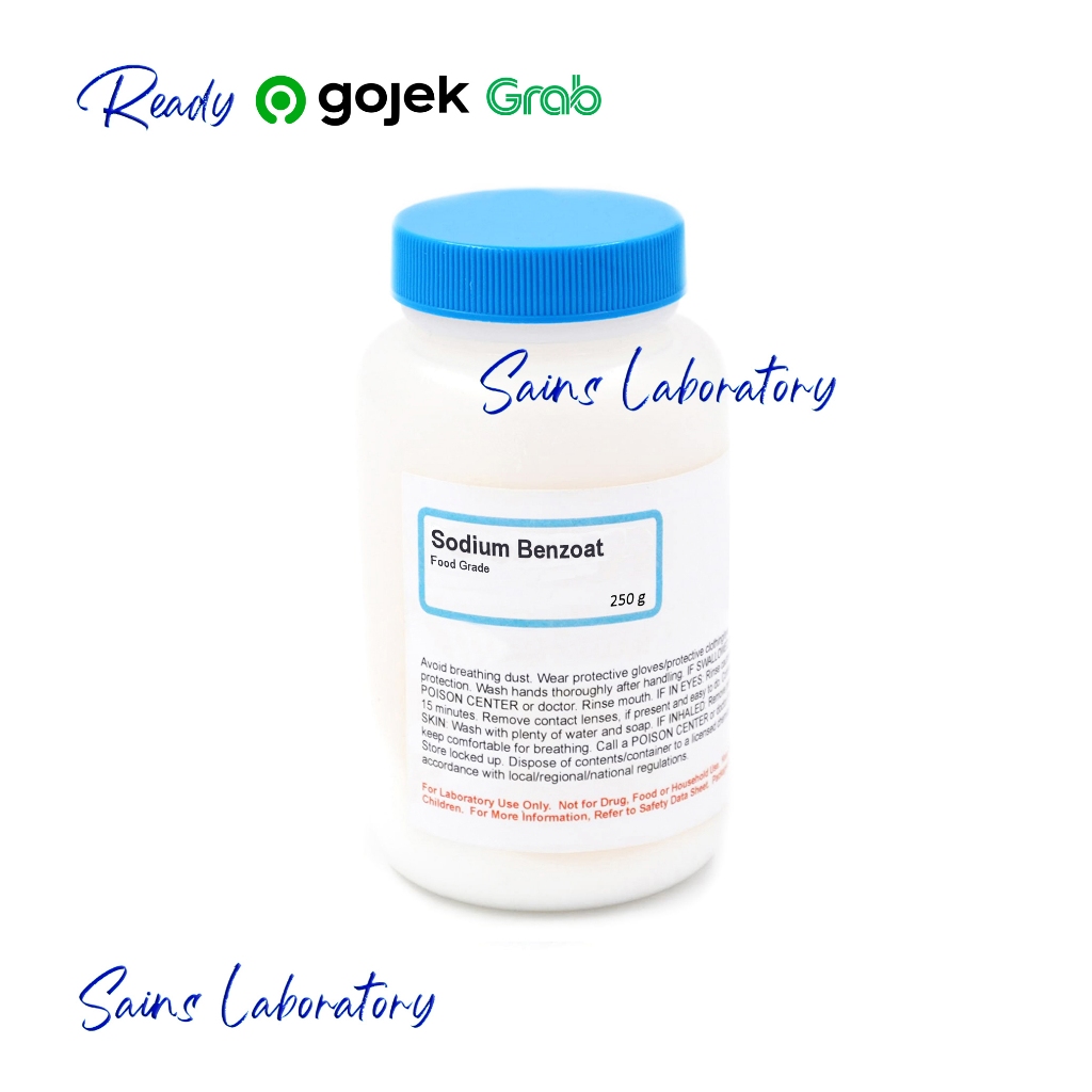 

Sodium Benzoat Natrium Benzoat Benzoate Pengawet Makanan Food Grade Halal 250 gr