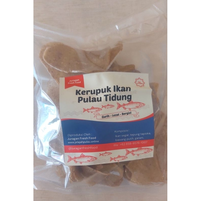 

KERUPUK IKAN TONGKOL/TUNA - OLAHAN IKAN SEGAR