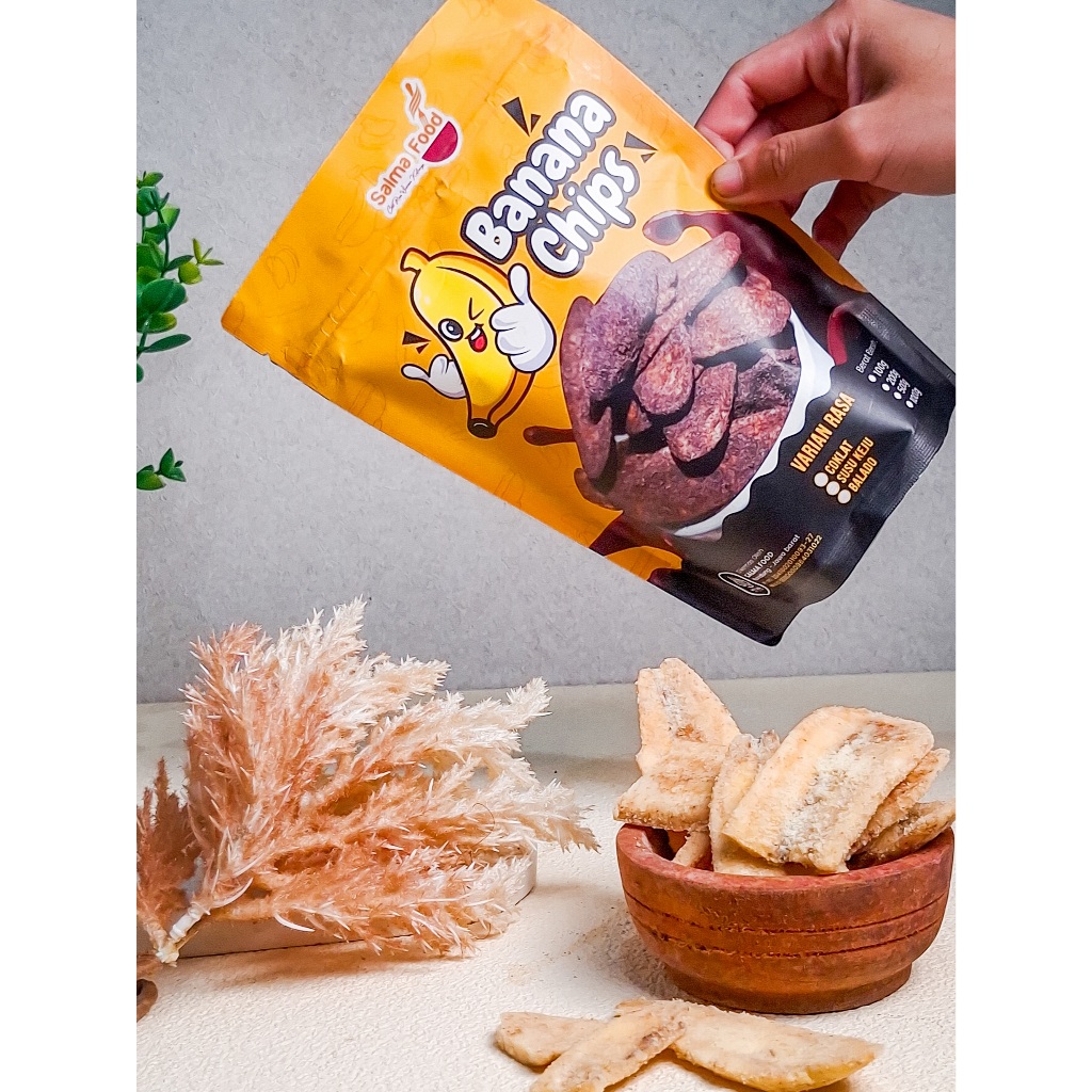 

Keripik Pisang 1 Kg Keju Susu Renyah | Banana Cokelat Raja Chips