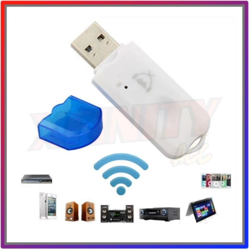 Dongle USB Bluetooth Audio Receiver Music Tanpa Kabel / Bluetooth Receiver AV Receiver
