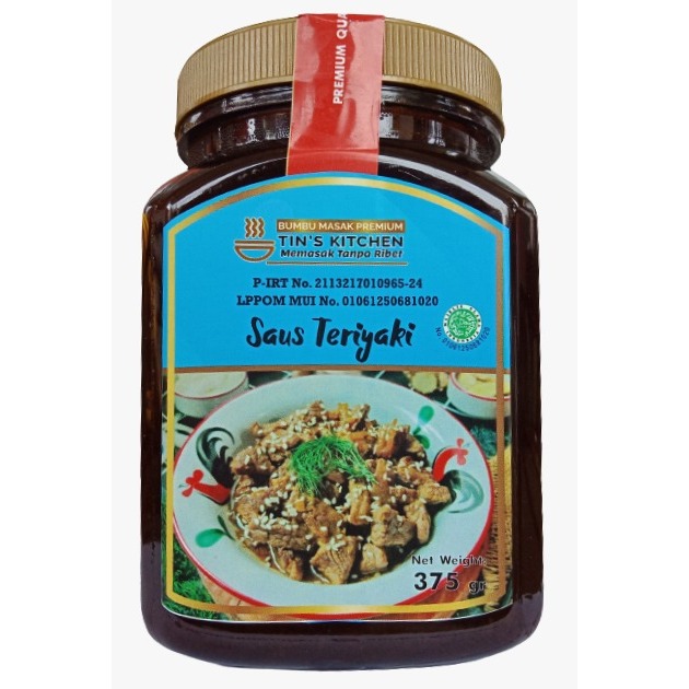 

Saus Teriyaki Tins Kitchen 375gr Saus Premium Tanpa Bahan Pengawet
