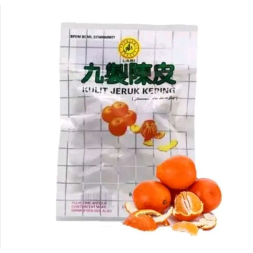 

LABI Kulit Jeruk Kering/Manisan Kulit Jeruk 25gr