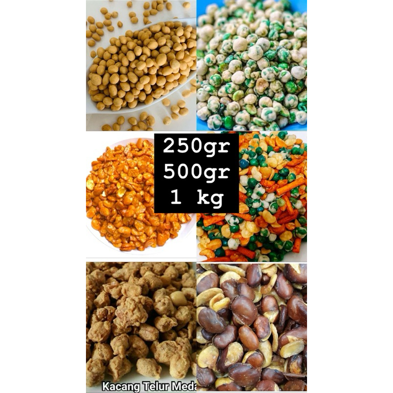 

ANEKA KACANG-KACANGAN 250gr 500gr 1 kg