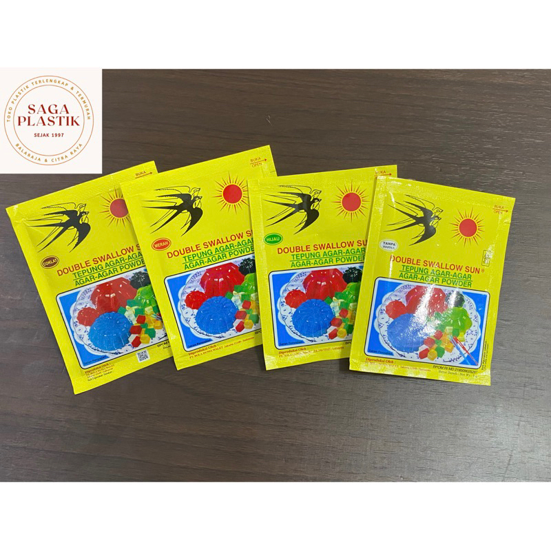 

Agar-Agar Double Swallow Harga per Sachet