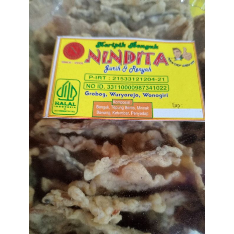 

kripik Benguk Nindita,Wonogiri.lezat gurih