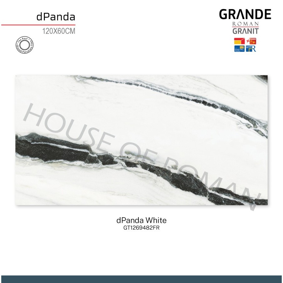 ROMAN GRANIT GRANDE dPanda White 120x60 GT1269482FR ROMAN GRANIT