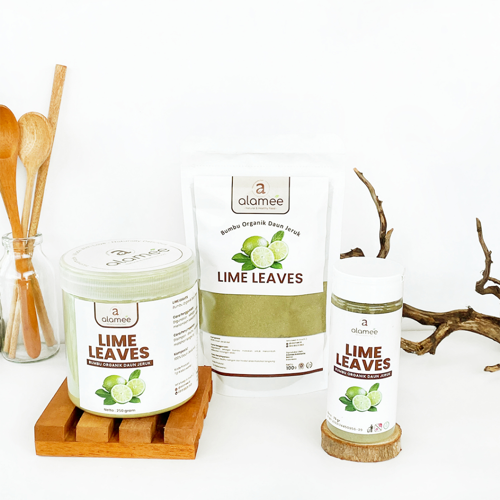 

ALAMEE Daun Jeruk Bubuk Lime Powder Bumbu Dapur Instan Organik Murni Asli Tanpa Campuran
