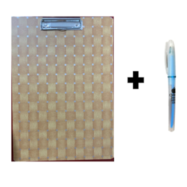 

Clipboard / Papan Dada / Papan Jalan Kayu Folio F4