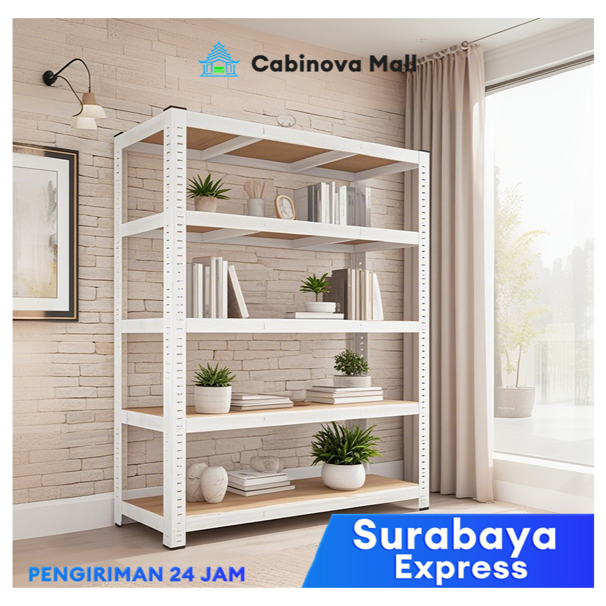 Rak Susun Serbaguna Rak Besi Rak Serbaguna Rak Besi Susun Rak Gudang【Surabaya Express】