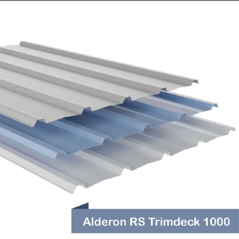Alderon RS - atap UPVC RS 1000 Trimdeck/meter/Atap UPVC Alderon RS 1000 single layer trimdeck/meter