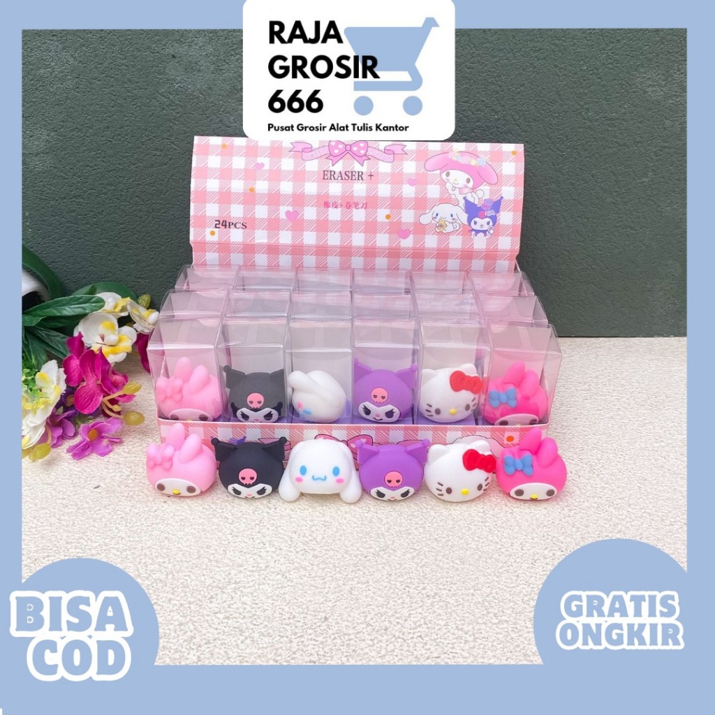 

RAUTAN MINIATUR KEPALA SRIO R-1838 ERASER LUCU IMUT KADO UNIK SOUVERNIR ALAT TULIS GEMES COD
