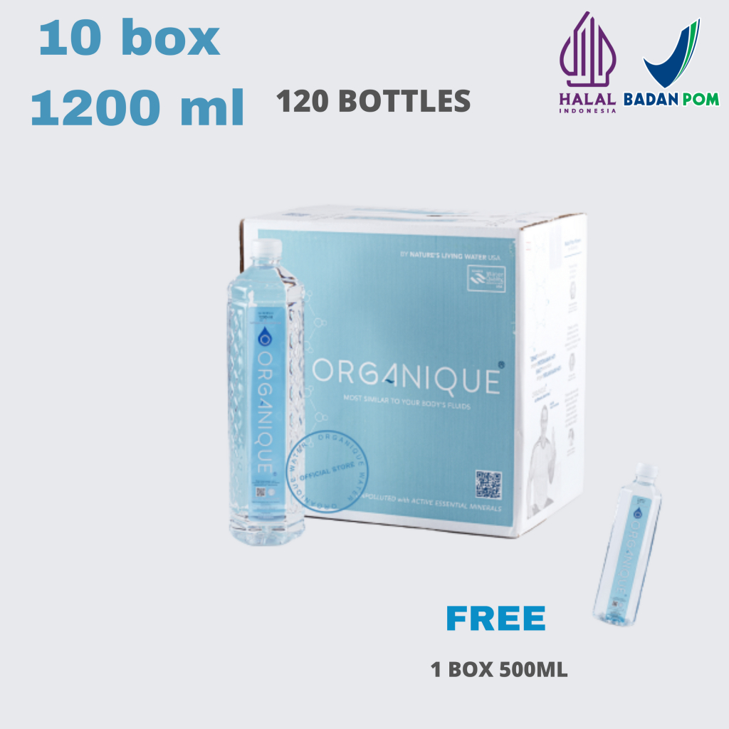 

PROMO 10 BOX! Organique Water 1200 ml