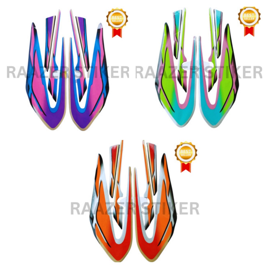 List Body Motor Stiker Sticker Striping Standart Ori Yamaha Rx king 1999 Terlaris Termurah