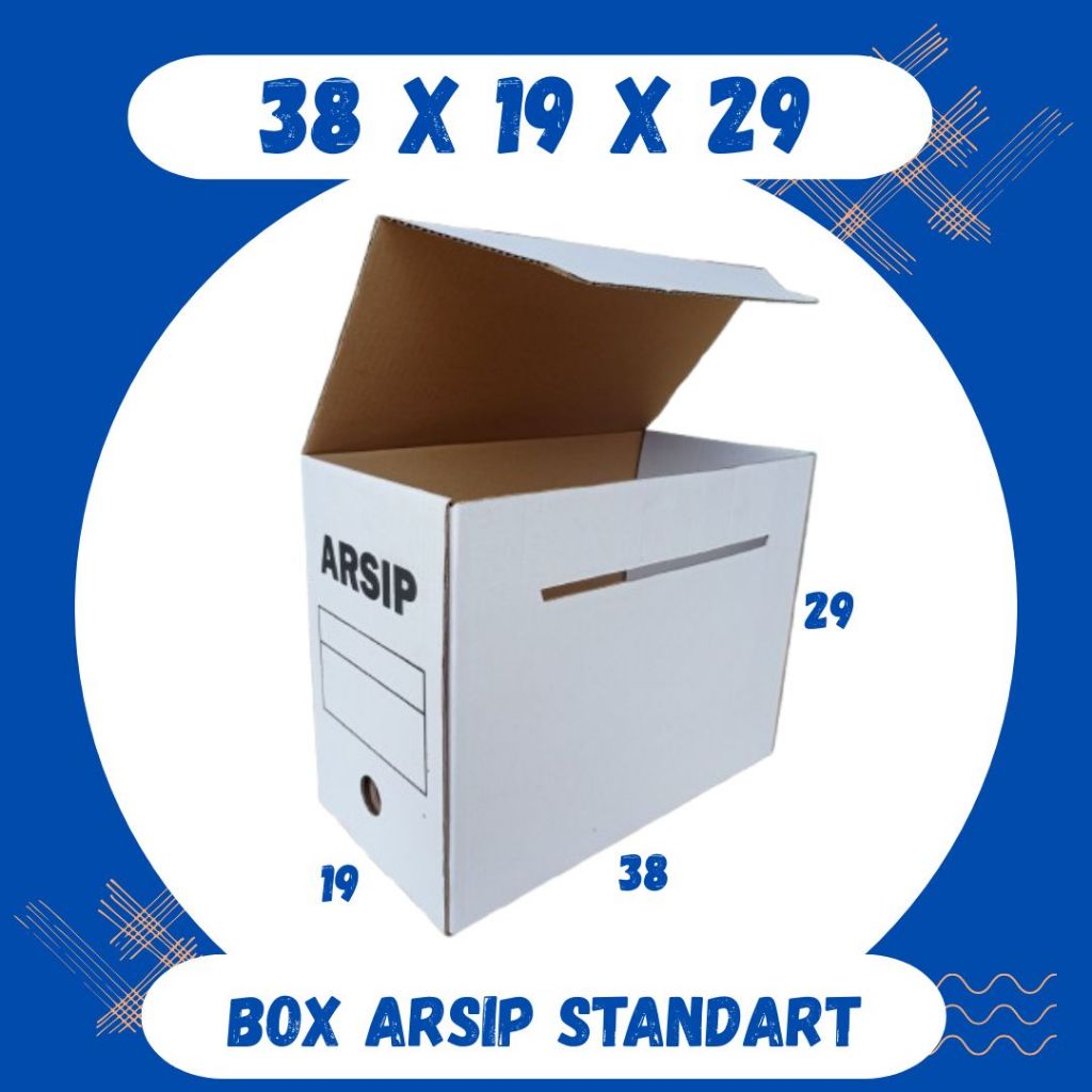 

Box Arsip Print Standart 38x19x29 Putih Kardus File Arsip Packing/polos/Arsip/File/filebox/arsipbox/ box Dokumen Rahasia