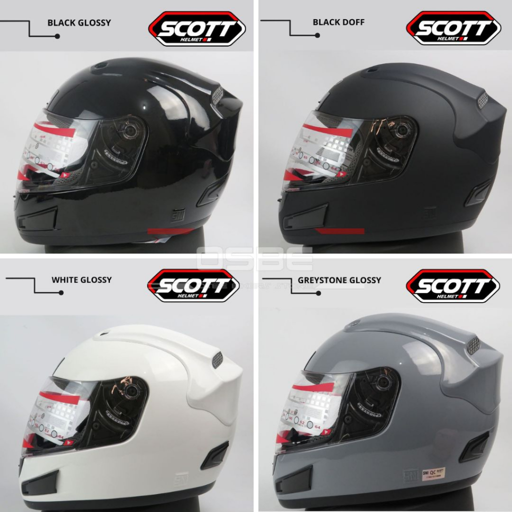 HELM SCOTT FULL FACE RAFALE 323 SCOTT FULL FACE SNI CARBONE