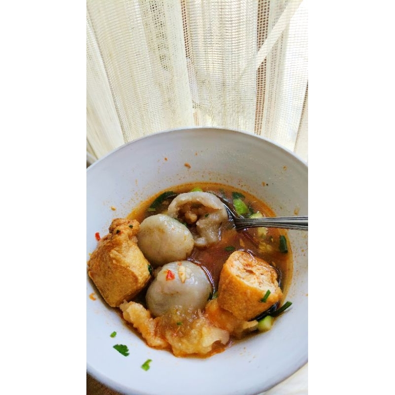 

Cilok kuah isi jando/ayam