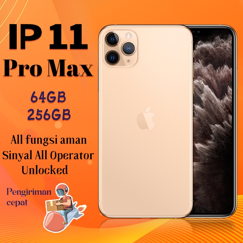 iphone 11 pro max Second 64GB 256GB 6.5inch Seken fullset inter Original 100% LCD Mulus ip 11promax
