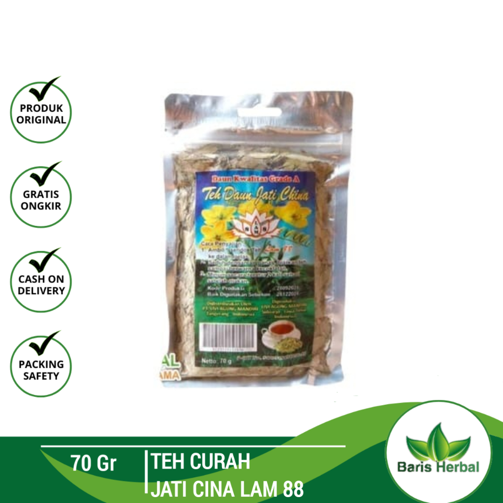 

Teh Daun Jati China Slimming Leaf 70gr Original | Senna Alexandrina Daun Jati Cina Lam 88