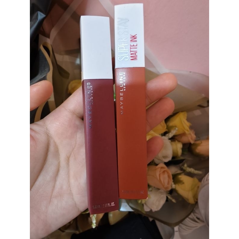 Maybelline Superstay Matte Ink Lipstik 210 Versatile 160 Mover PRELOVED ORI