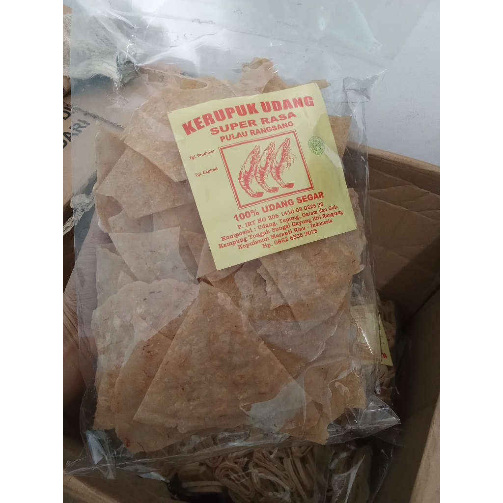 

Kerupuk Udang Super Rasa 500gr (Hepia)