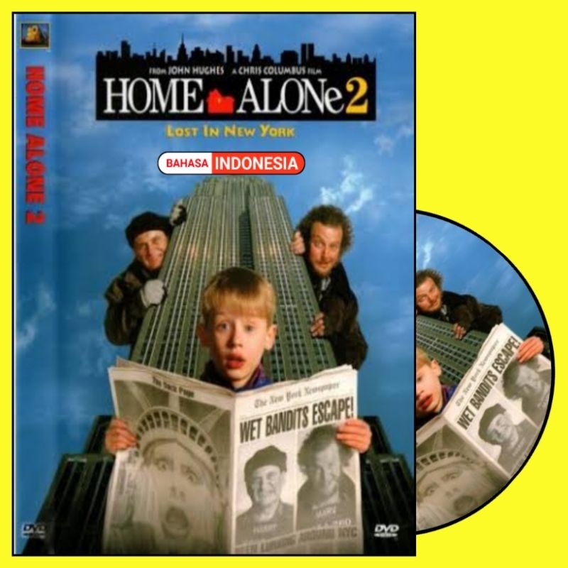 KASET FILM HOME ALONE 2 BAHASA INDONESIA - KASET FILM HIBURAN NATAL - KASET FILM KELUARGA