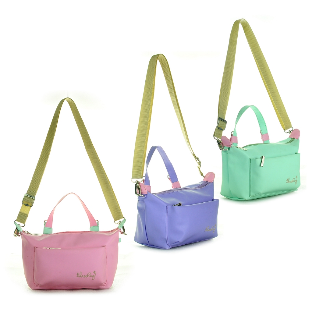 Threerey Sling Bag - Tas Selempang BUBBLE GUM TC10258