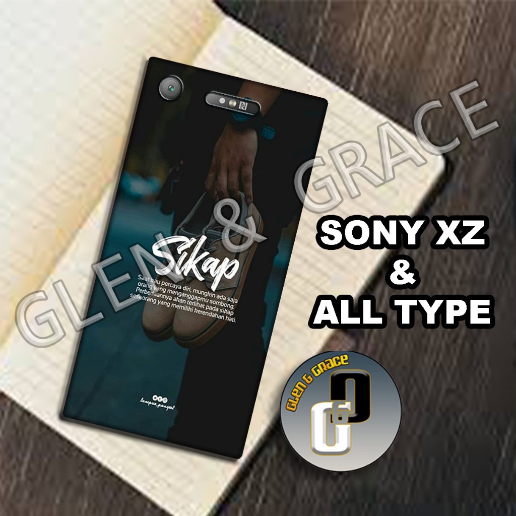 G20 - Case SONY XPERIA XZ / XZ1 / XZ2 / XZ3 - Bahan karet lentur - Motif QUATES - Softcase SONY XPER