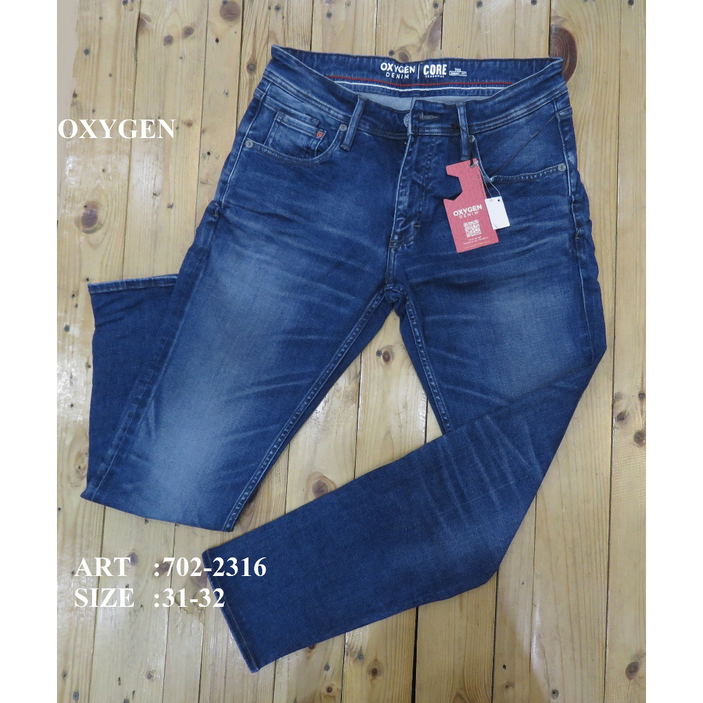 CELANA DENIM/JEANS PANJANG PRIA SKINNY BRAND ORI MEREK OXYGEN ART : 702-2316 PRICE Rp.614.900