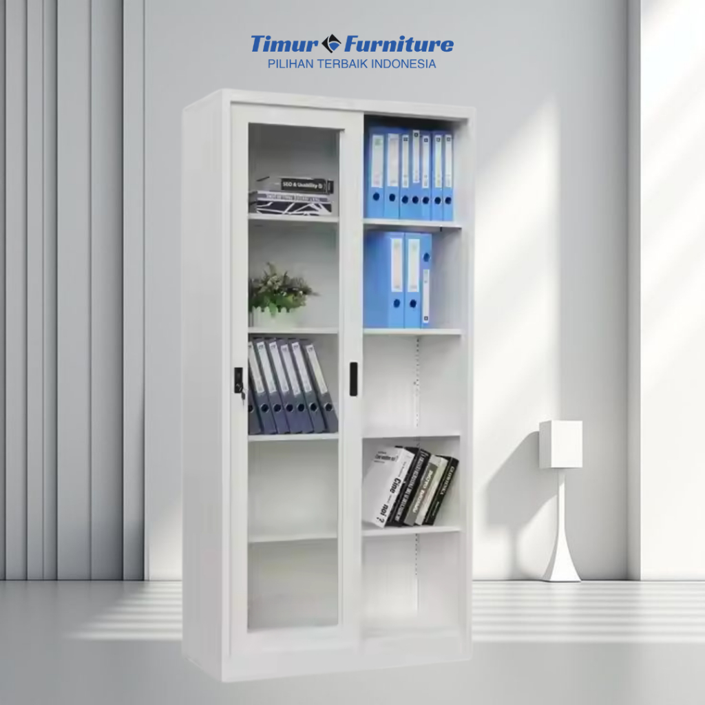 Lemari Geser Full Kaca Lemari tas Lemari pakaian Lemari Piagam Lemari arsip