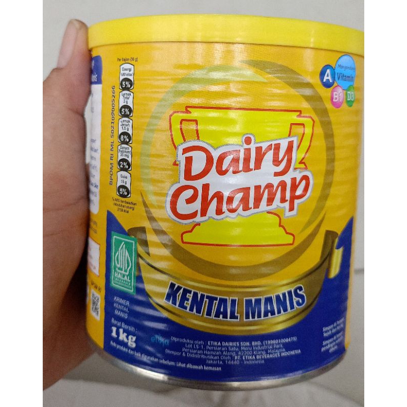 

Dairy Champ Krimer Kental Manis 1kg Kaleng