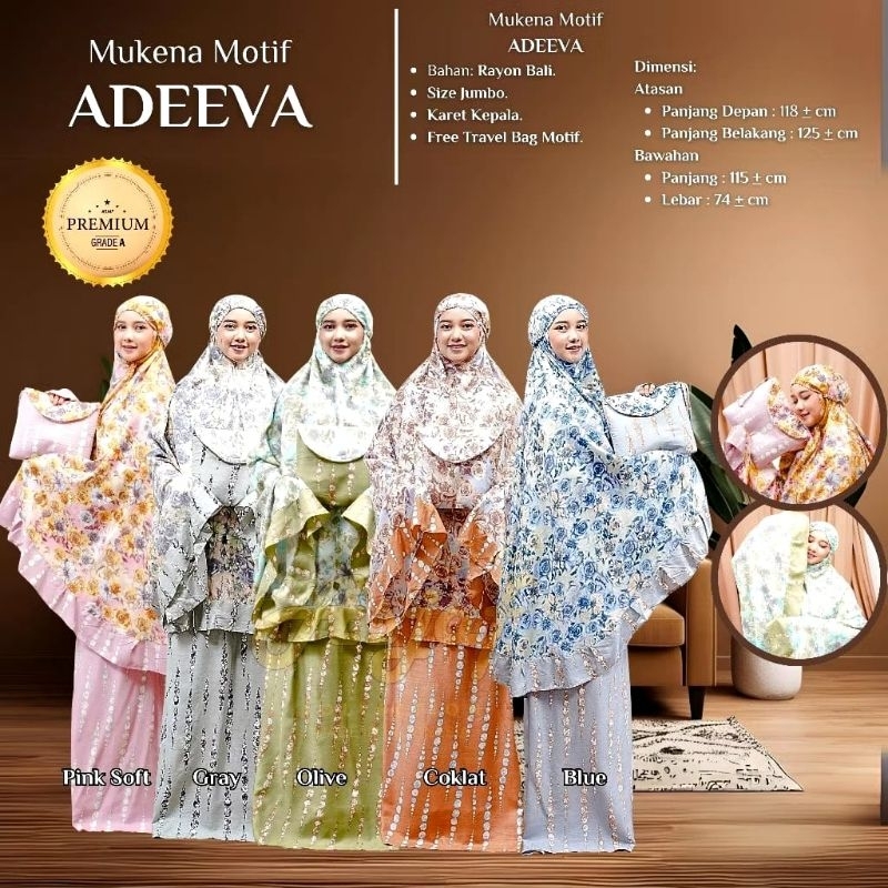 Mukena Penggalan Adeeva Motif