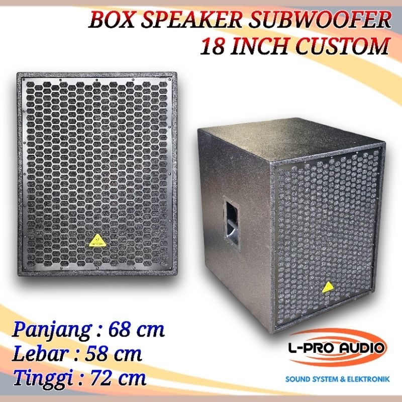 Box speaker 18 inch Custom model RCF bok subwoofer 18in
