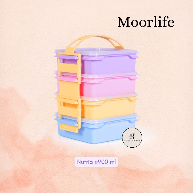 Nutria Moorlife | Rantang 4 Susun | Rantang 4 Tingkat | Rantang Moorlife
