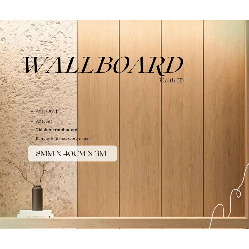 WALLBOARD - WALLBOARD SISTEM KLIK - INTERIOR - PVC - PVC DINDING