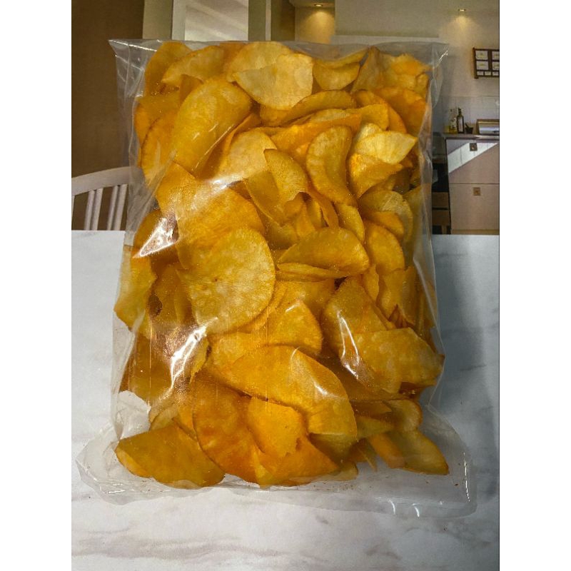 

Kripik Singkong Rasa Balado Keju Kemasan 200gram