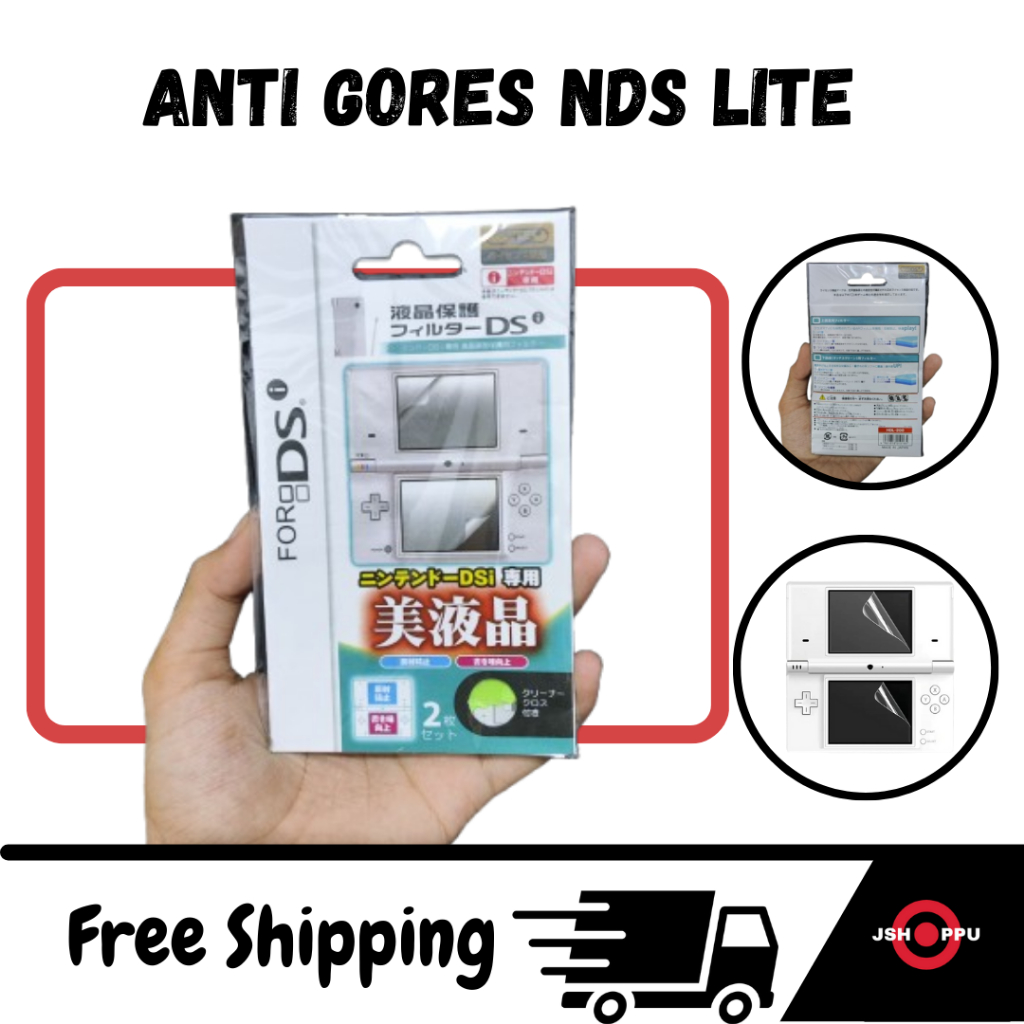 Anti Gores NDSi Protector Nintendo DSI Protector Layar Nintendo DS i Kecil Reguler