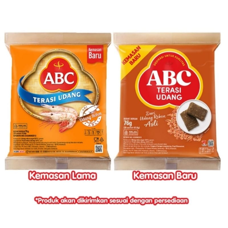

Terasi Udang ABC Asli Aroma Lezat Isi 20x3.8 Gram TStore