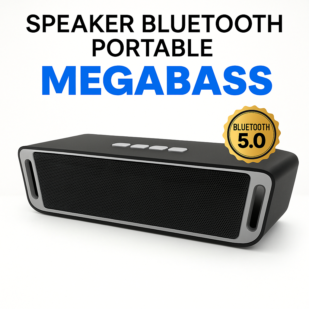 Speaker Bluetooth Portable Megabass - Ba