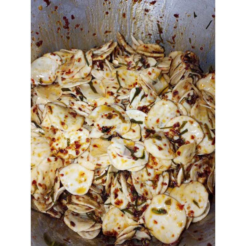 

Seblak kering/sebring kerupuk bawang pedas